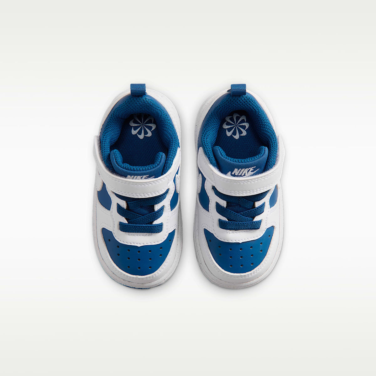 Nike Court Borough Low Recraft – Azul cancha/Blanco/Blanco – vista 4