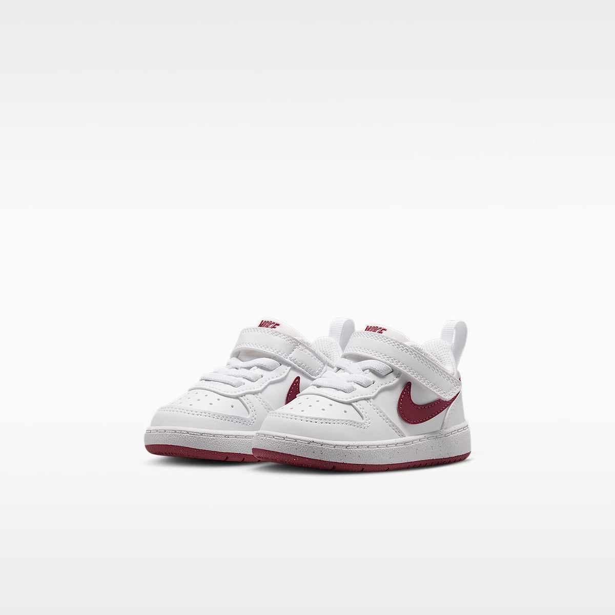 Nike Court Borough Low Recraft – Blanco/Rosa humo – vista 5