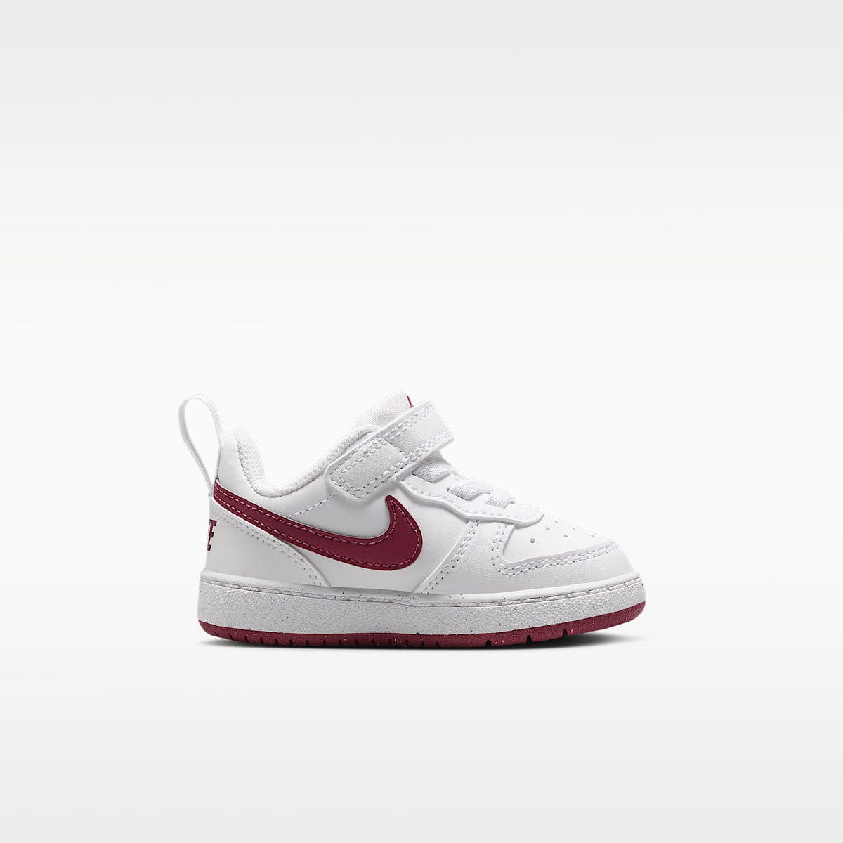 Nike Court Borough Low Recraft – Blanco/Rosa humo – vista 3