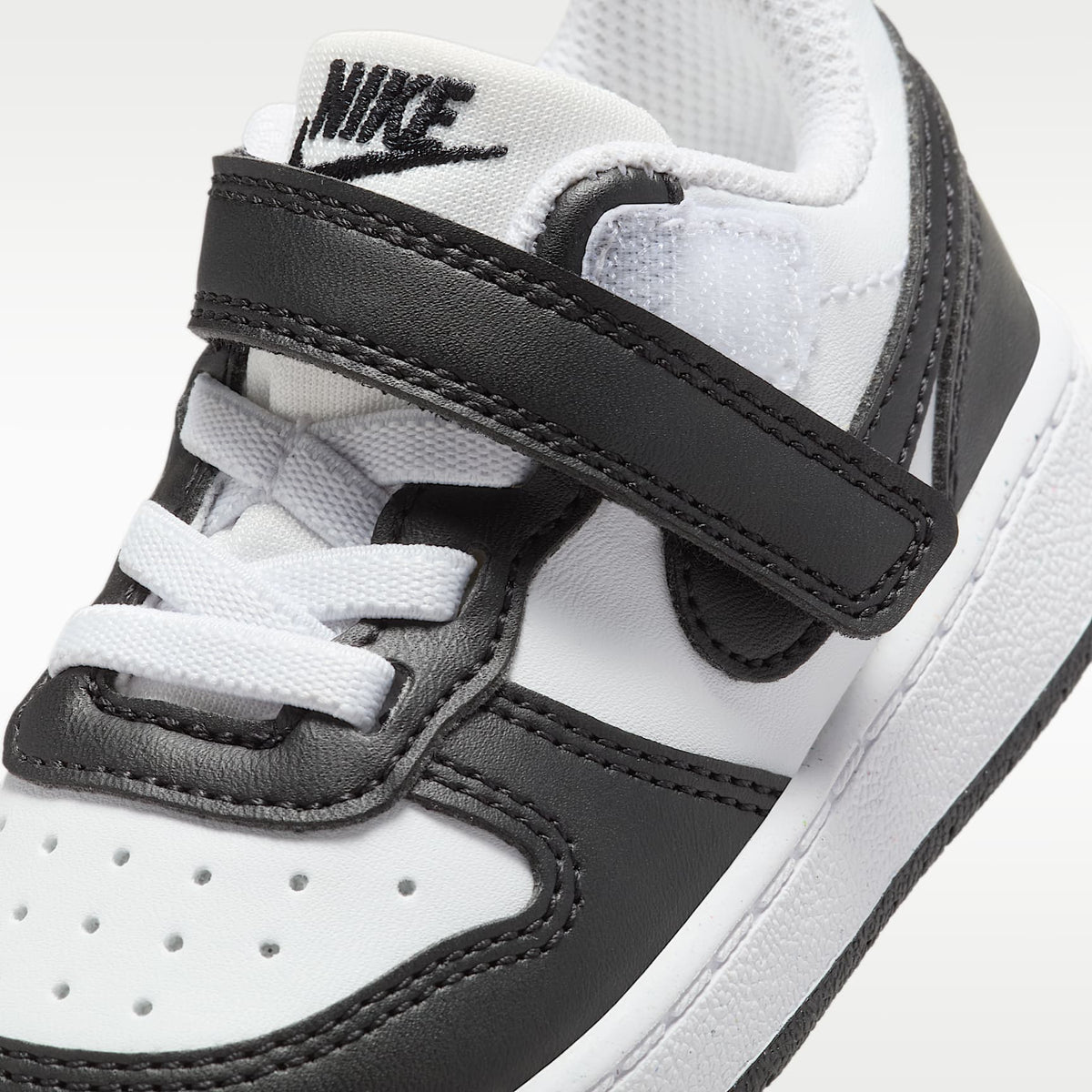 Nike Court Borough Low Recraft – Blanco/Negro – vista 7
