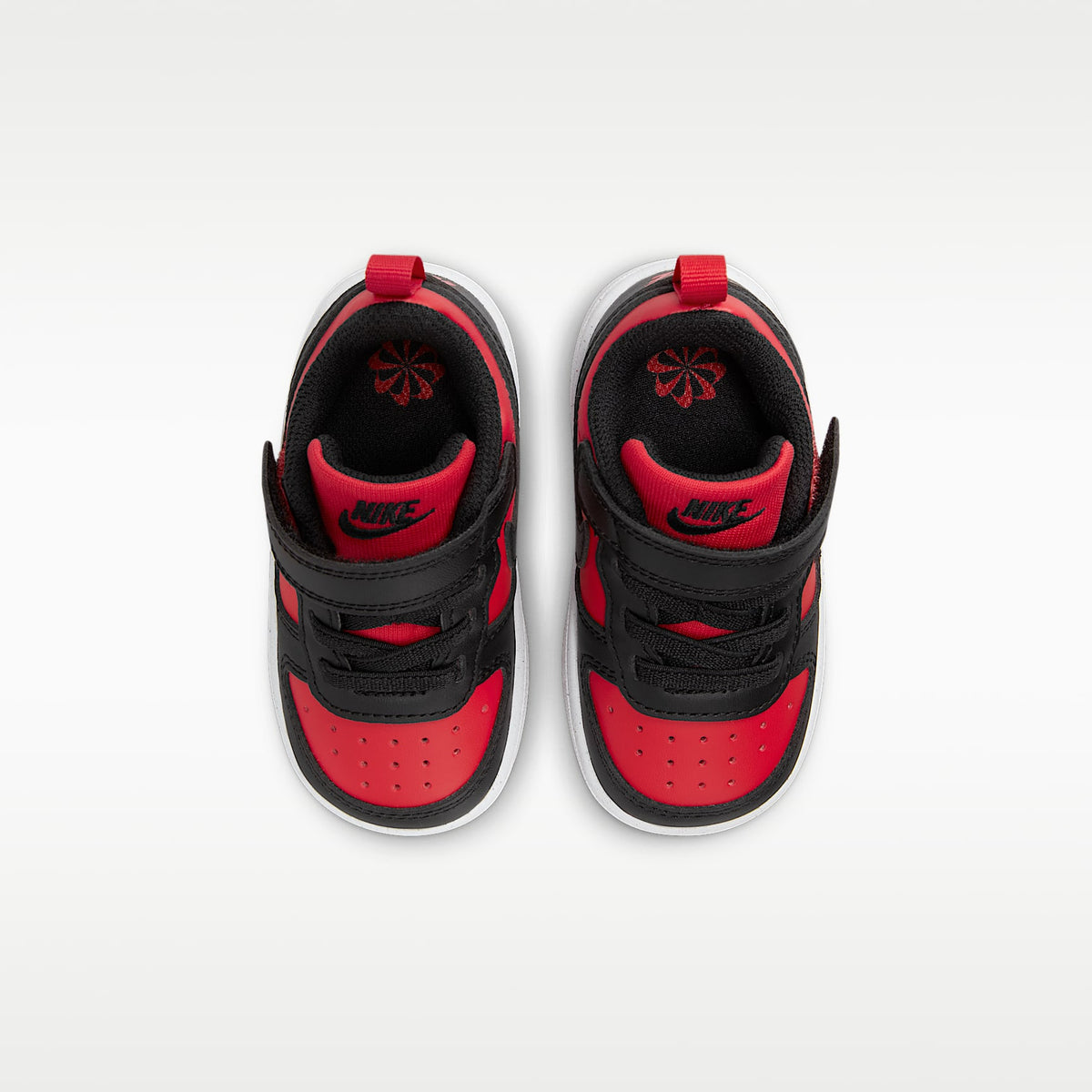 Nike Court Borough Low Recraft – Rojo universitario/Blanco/Negro – vista 4