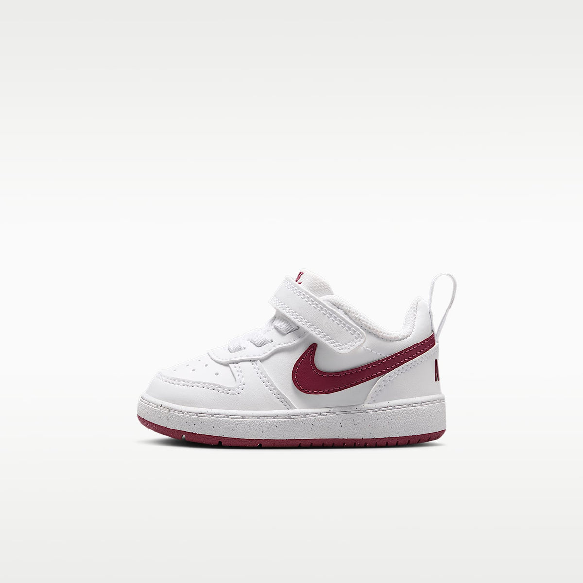 Nike Court Borough Low Recraft – Blanco/Rosa humo – vista 1