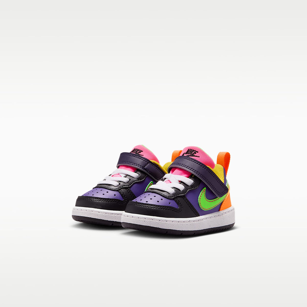 Nike Court Borough Low Recraft – Morado cancha/Morado cancha/Hiperrosa/Verde strike – vista 5