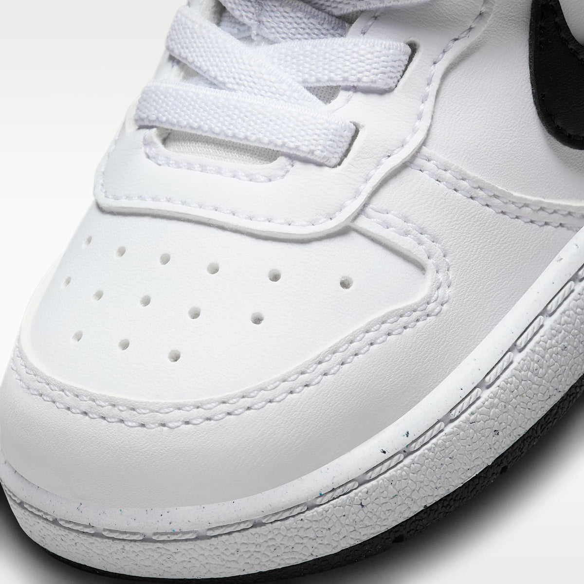 Nike Court Borough Low Recraft – Blanco/Negro – vista 7