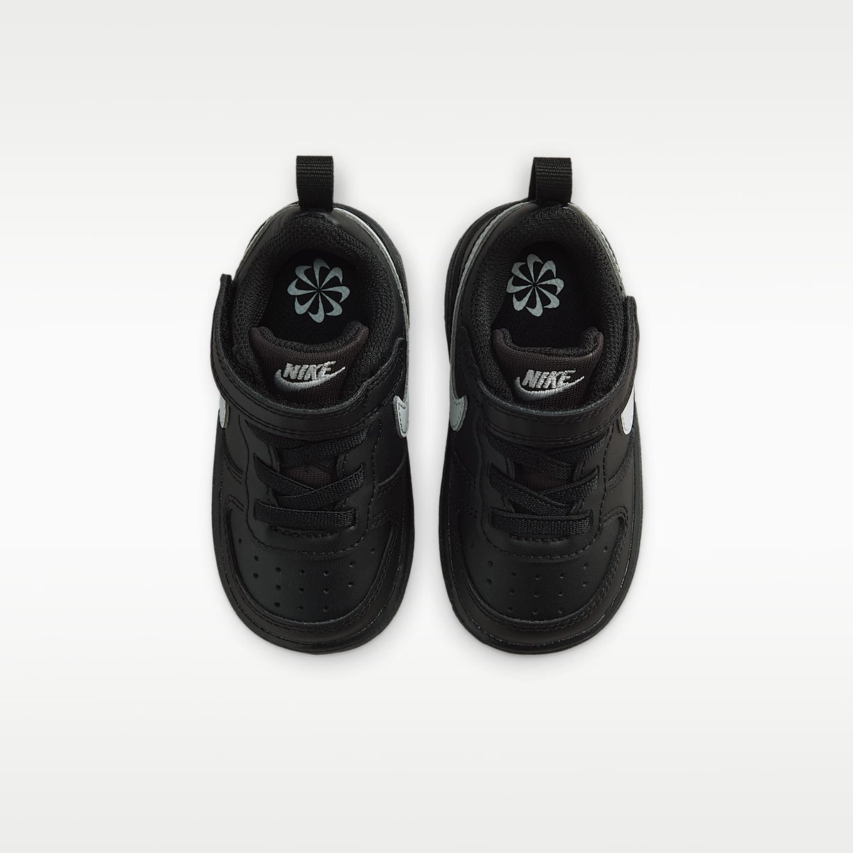 Nike Court Borough Low Recraft – Negro/Negro/Gris niebla – vista 4