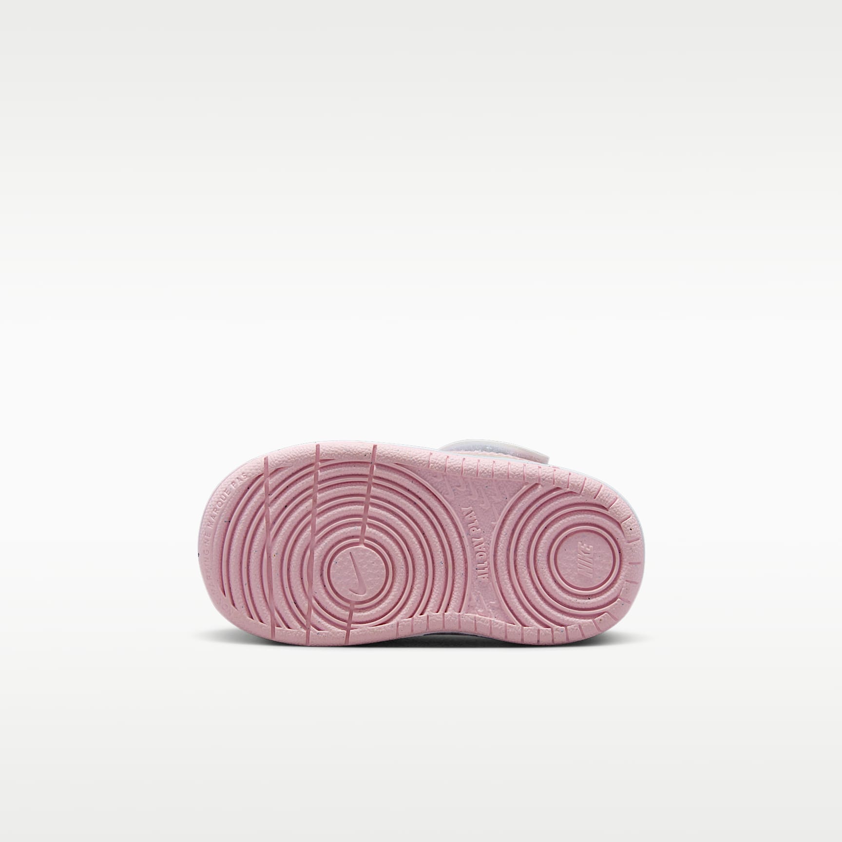 Nike Court Borough Low Recraft – Blanco/Espuma rosa – vista 2