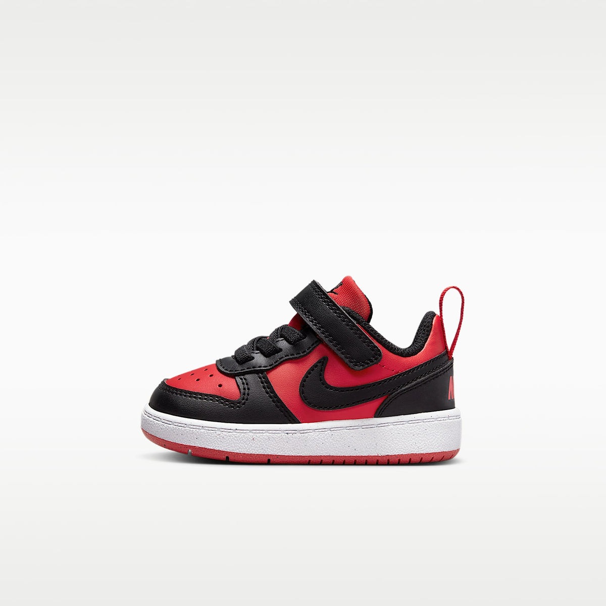 Nike Court Borough Low Recraft – Rojo universitario/Blanco/Negro – vista 1