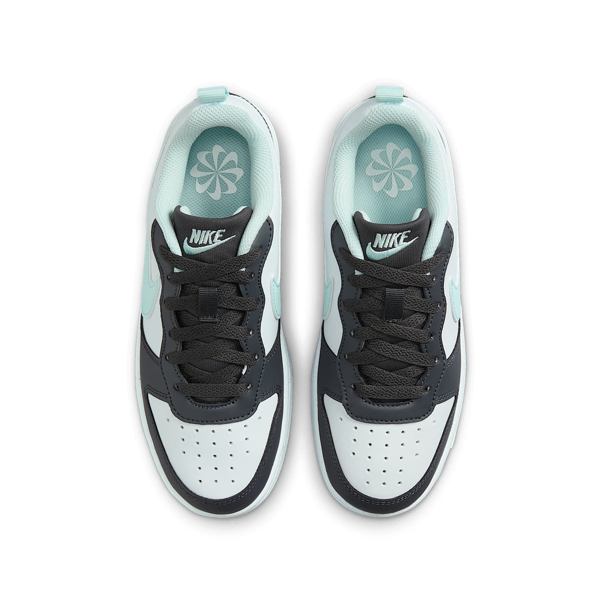 Nike Court Borough Low Recraft – Antracita/Blanco/Azul glacial – vista 4