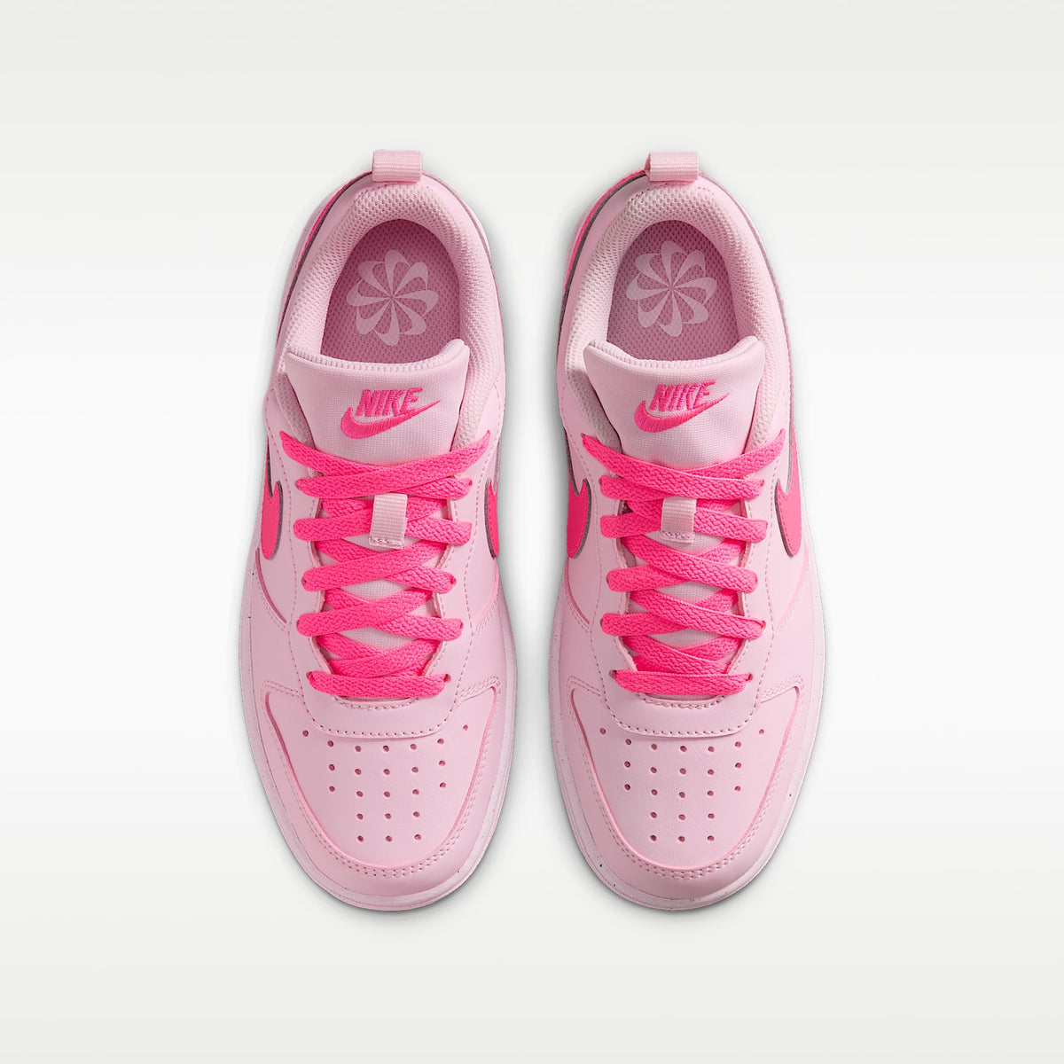 Nike Court Borough Low Recraft – Espuma rosa/Blanco/Hiperrosa – vista 4