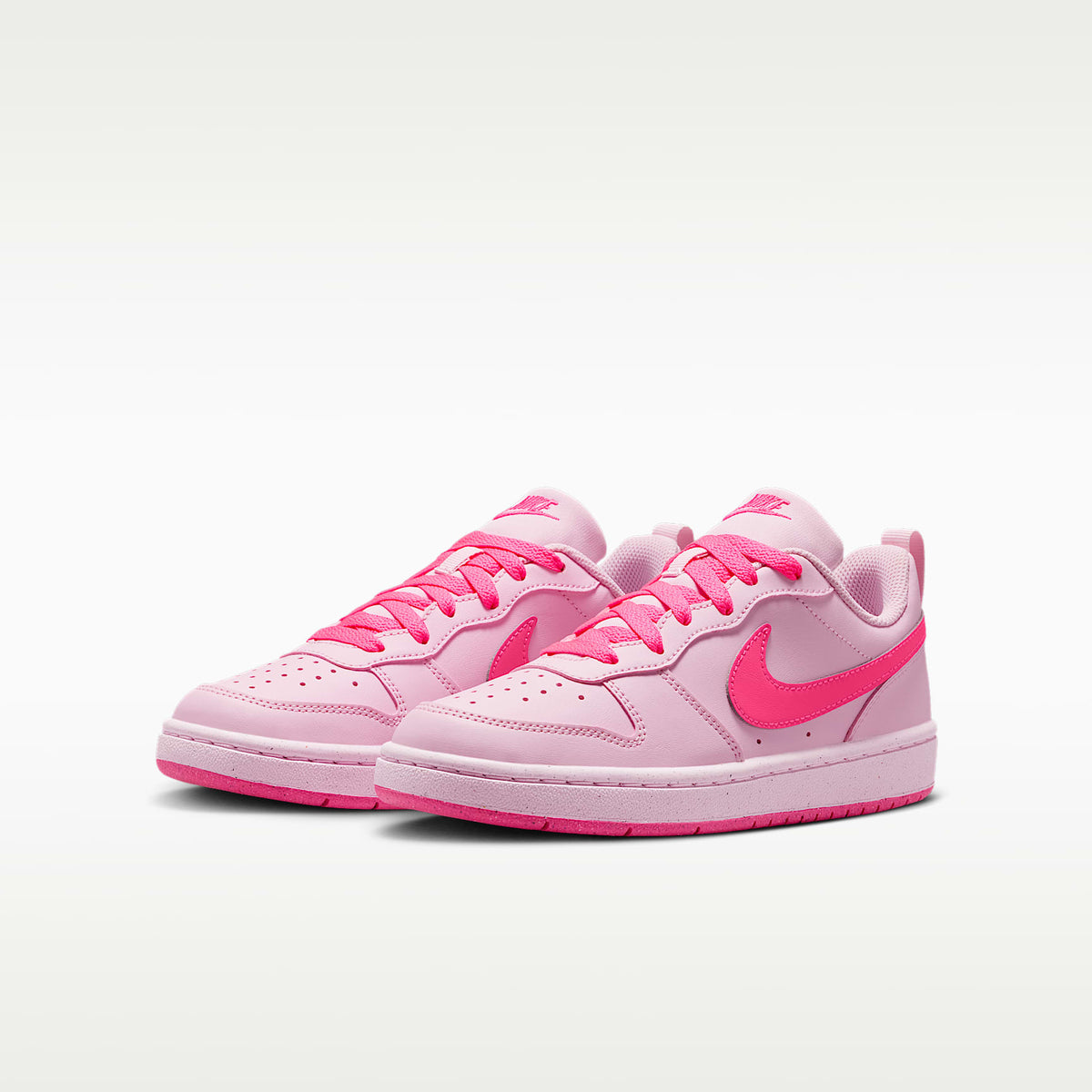 Nike Court Borough Low Recraft – Espuma rosa/Blanco/Hiperrosa – vista 5