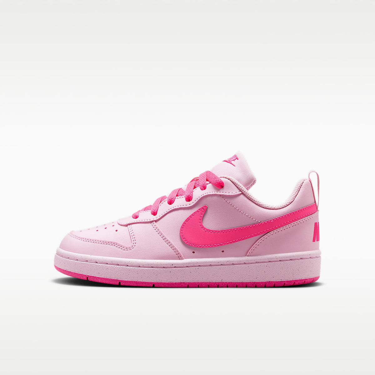 Nike Court Borough Low Recraft – Espuma rosa/Blanco/Hiperrosa – vista 1