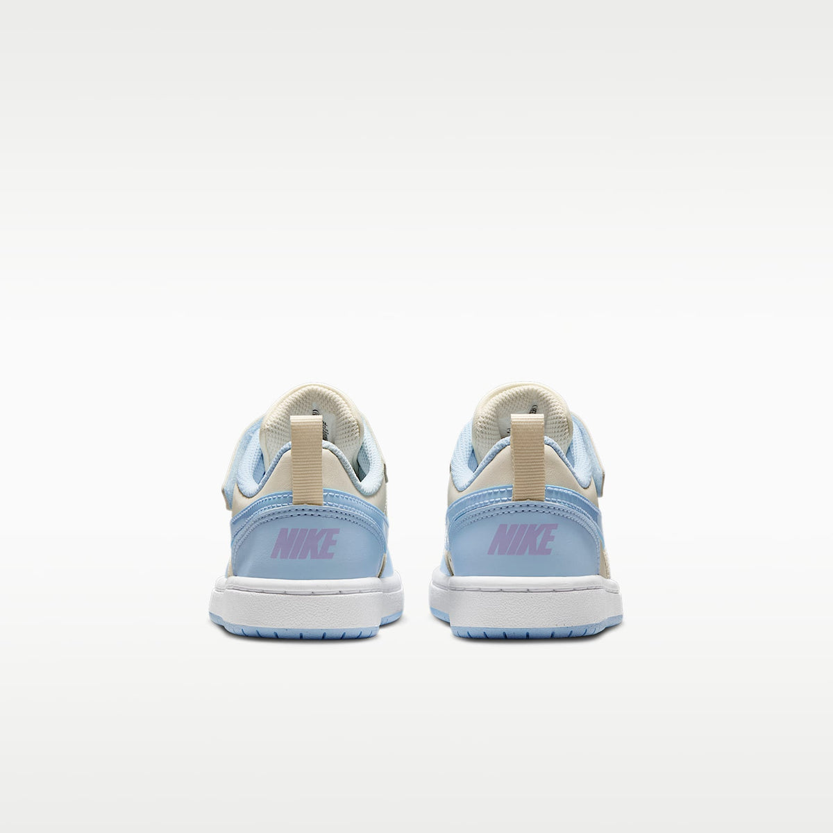 Nike Court Borough Low Recraft – Perla suave/Hortensias/Blanco/Azul celestino – vista 6