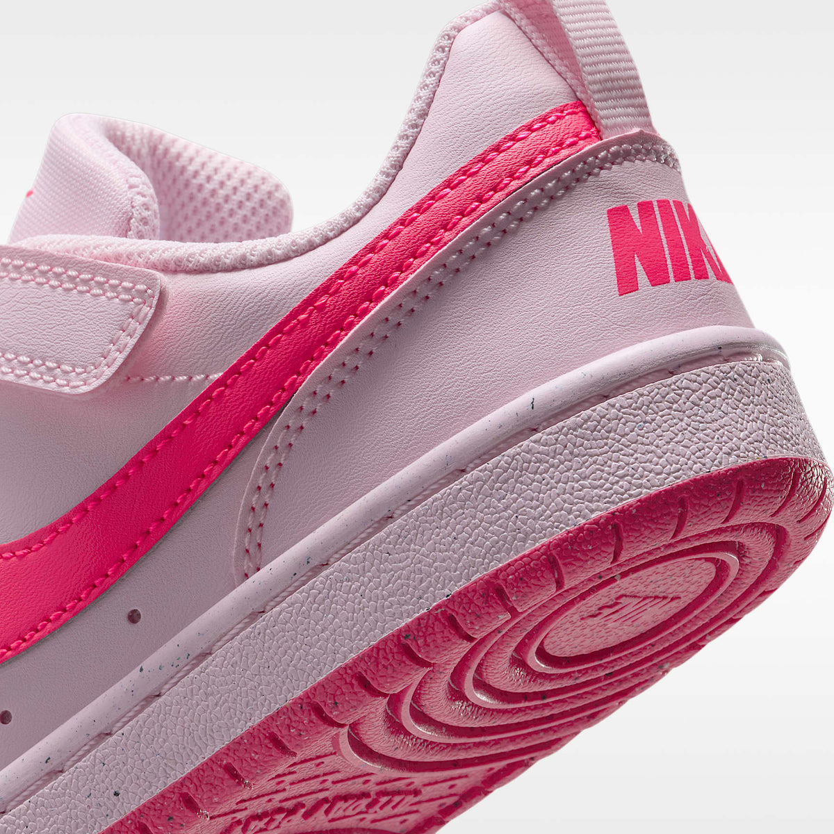 Nike Court Borough Low Recraft – Espuma rosa/Blanco/Hiperrosa – vista 8