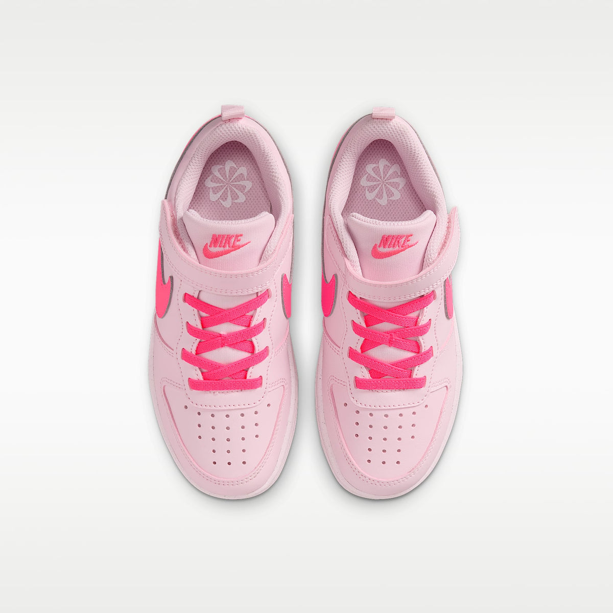 Nike Court Borough Low Recraft – Espuma rosa/Blanco/Hiperrosa – vista 4