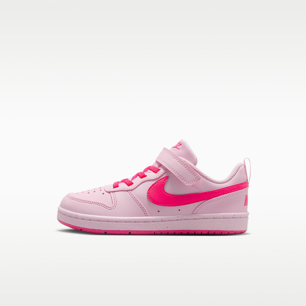Nike Court Borough Low Recraft – Espuma rosa/Blanco/Hiperrosa – vista 1