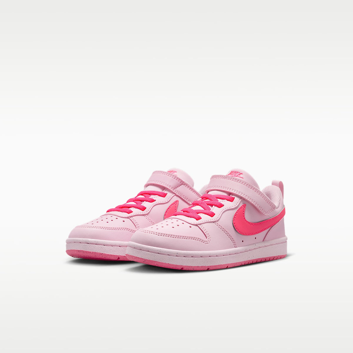 Nike Court Borough Low Recraft – Espuma rosa/Blanco/Hiperrosa – vista 5