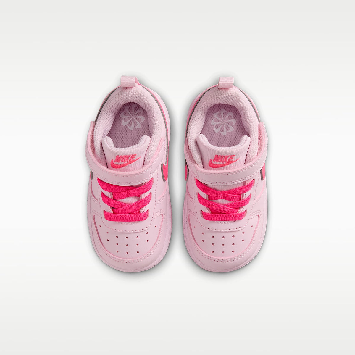 Nike Court Borough Low Recraft – Espuma rosa/Blanco/Hiperrosa – vista 4