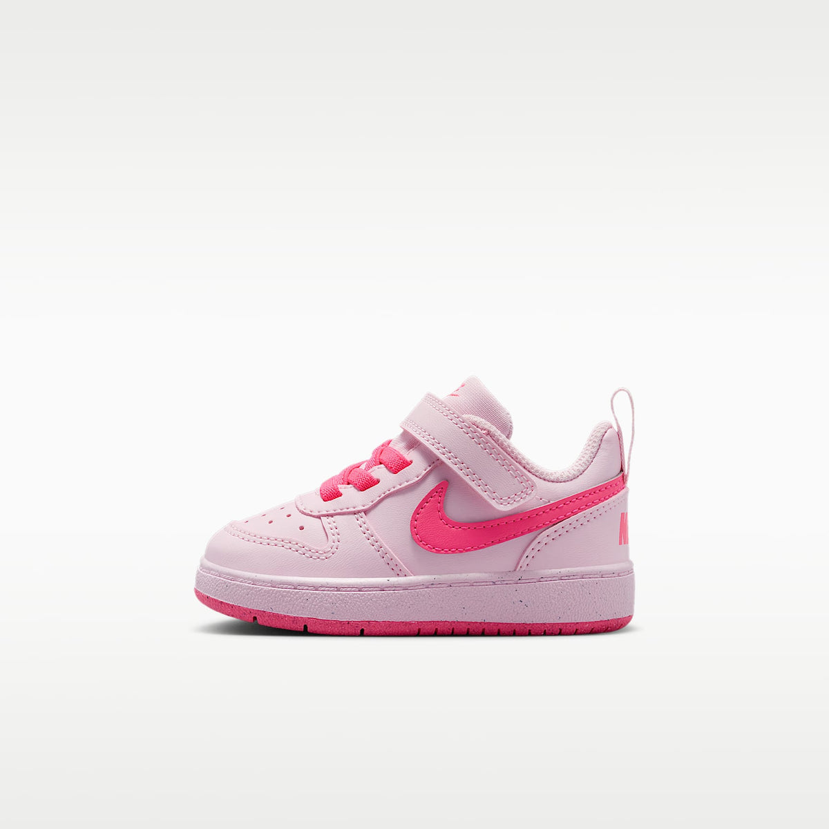 Nike Court Borough Low Recraft – Espuma rosa/Blanco/Hiperrosa – vista 1