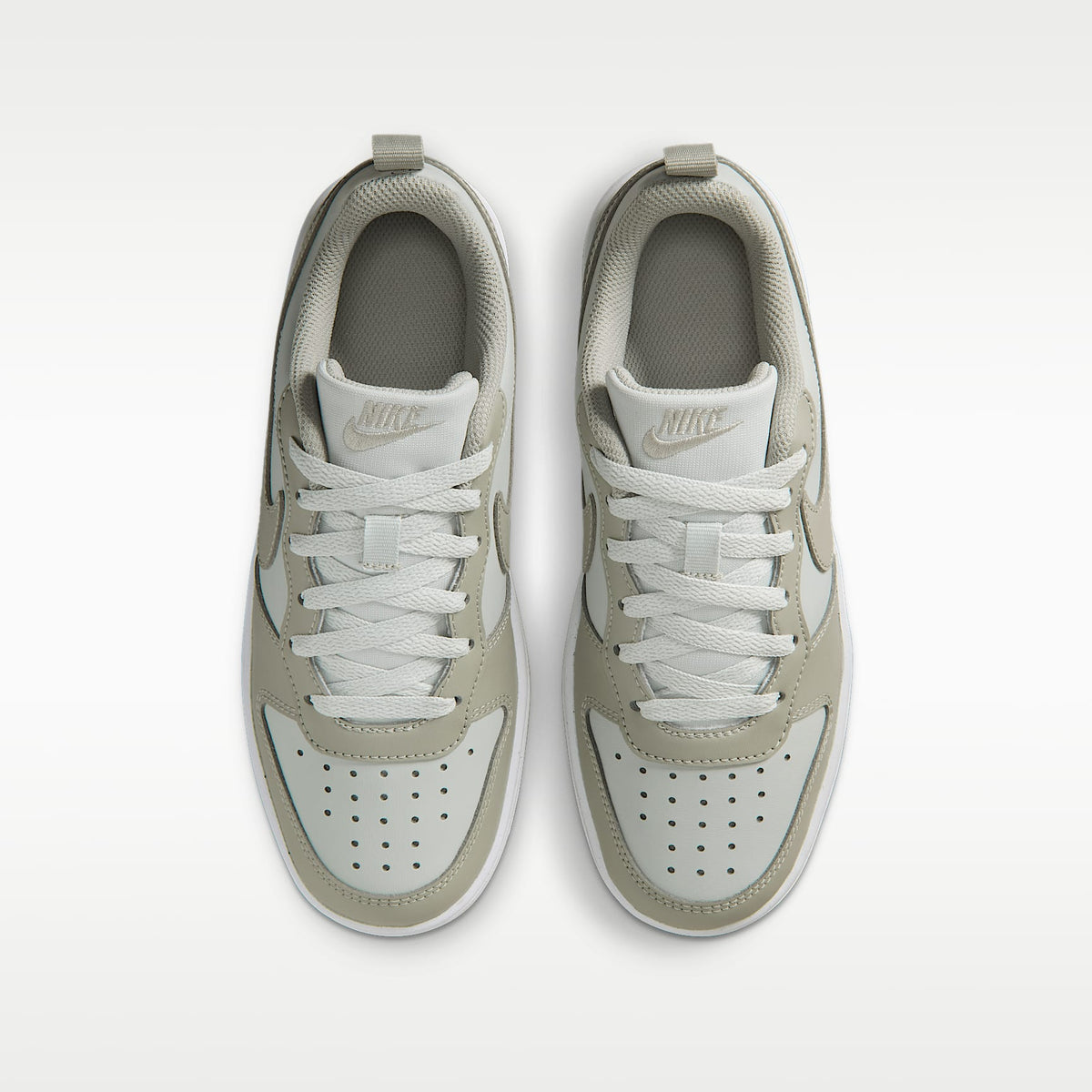 Nike Court Borough Low – Plata claro/Blanco/Niebla pícea – vista 4