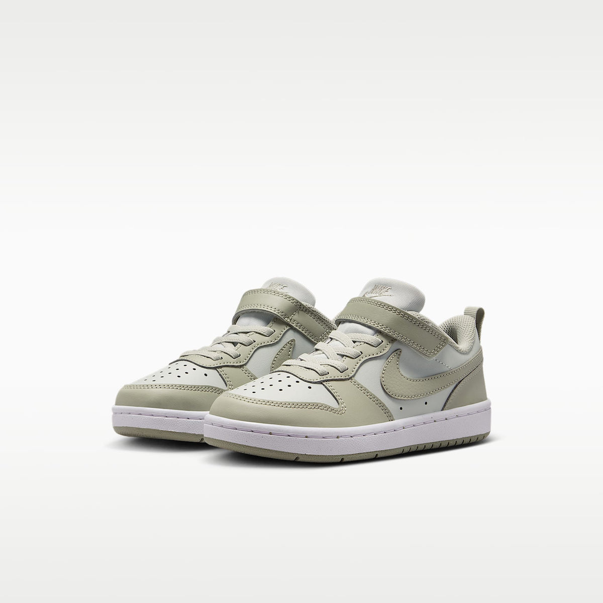 Nike Court Borough Low – Plata claro/Blanco/Niebla pícea – vista 5