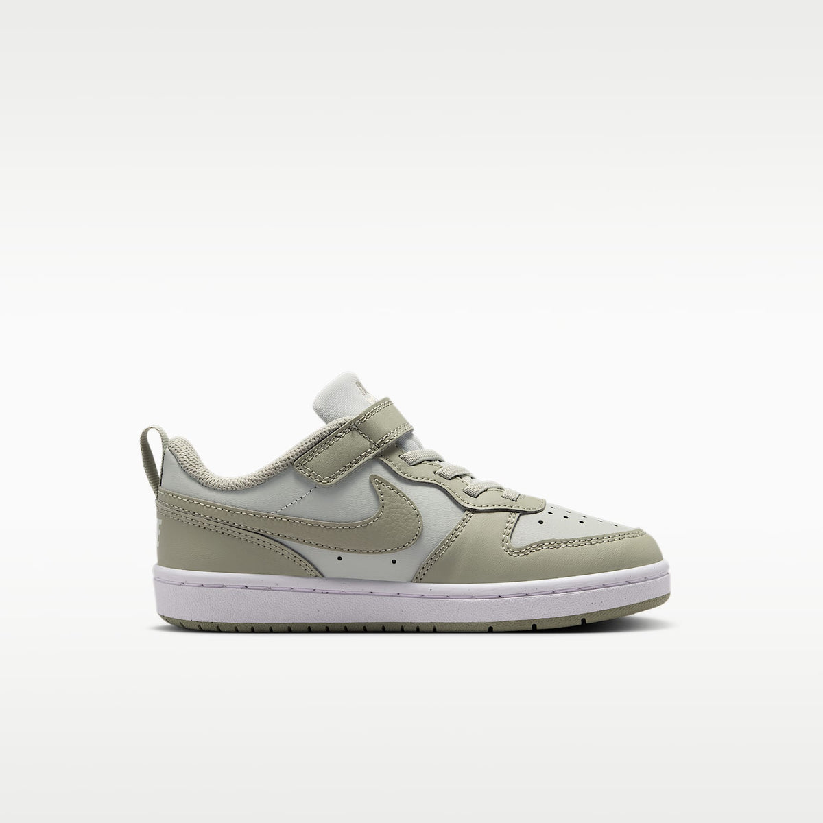 Nike Court Borough Low – Plata claro/Blanco/Niebla pícea – vista 3