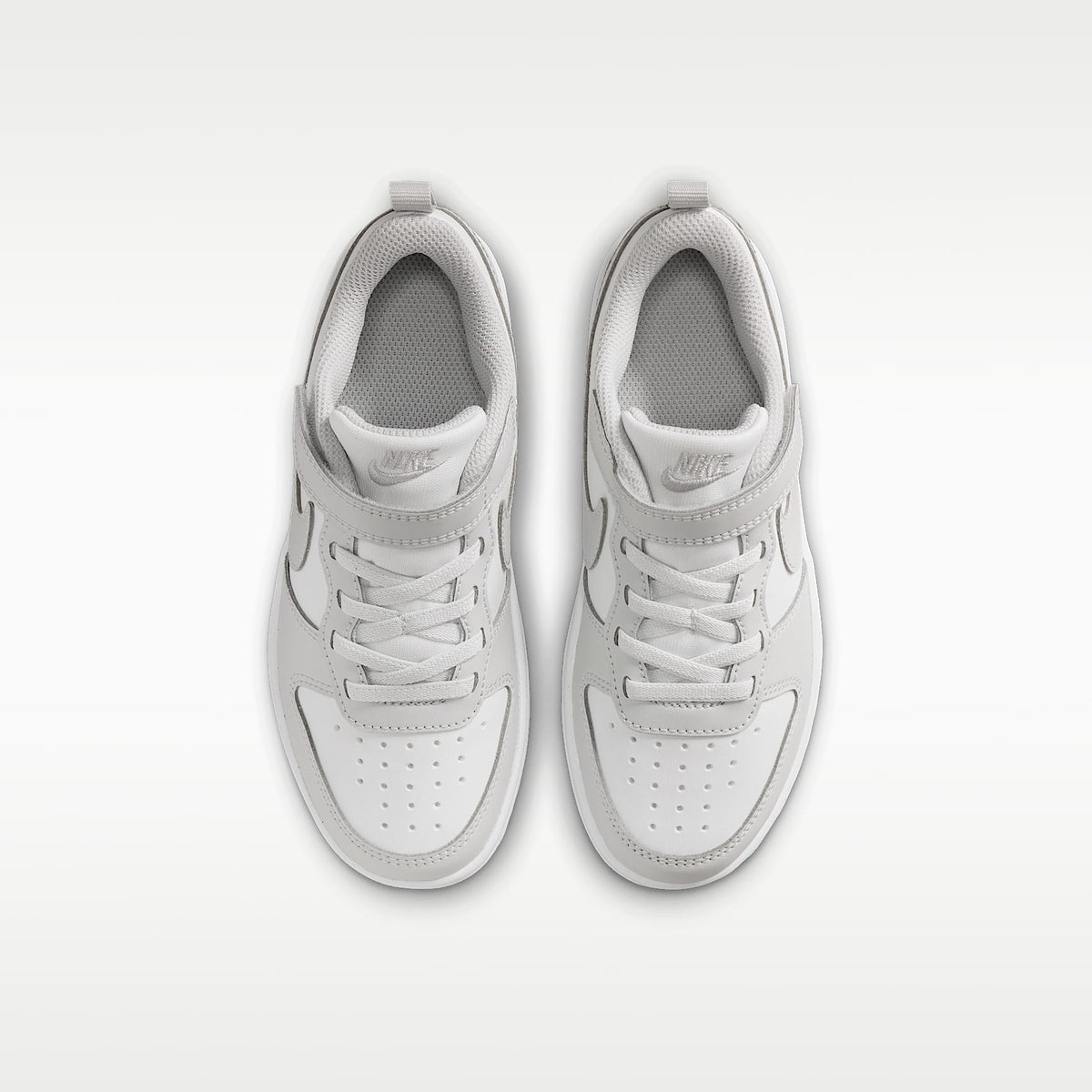 Nike Court Borough Low – Blanco cáscara de huevo/Blanco/Gris niebla – vista 4