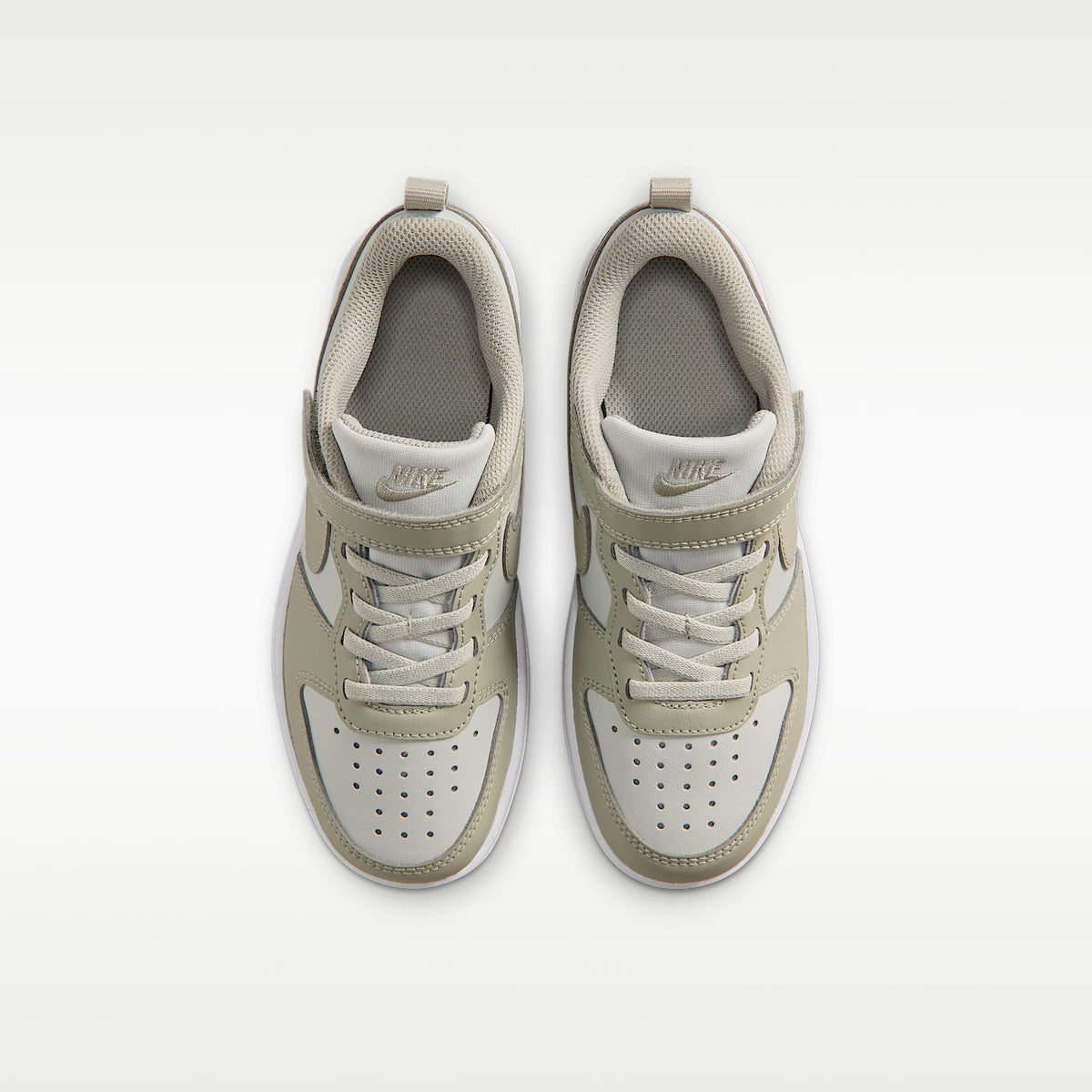 Nike Court Borough Low – Plata claro/Blanco/Niebla pícea – vista 4