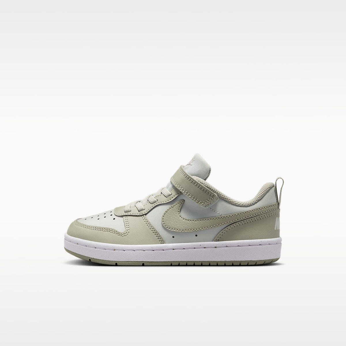 Nike Court Borough Low – Plata claro/Blanco/Niebla pícea – vista 1