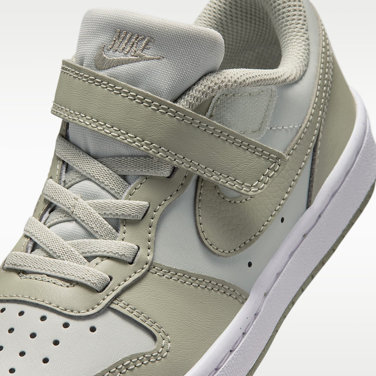 Nike Court Borough Low – Plata claro/Blanco/Niebla pícea – vista 7