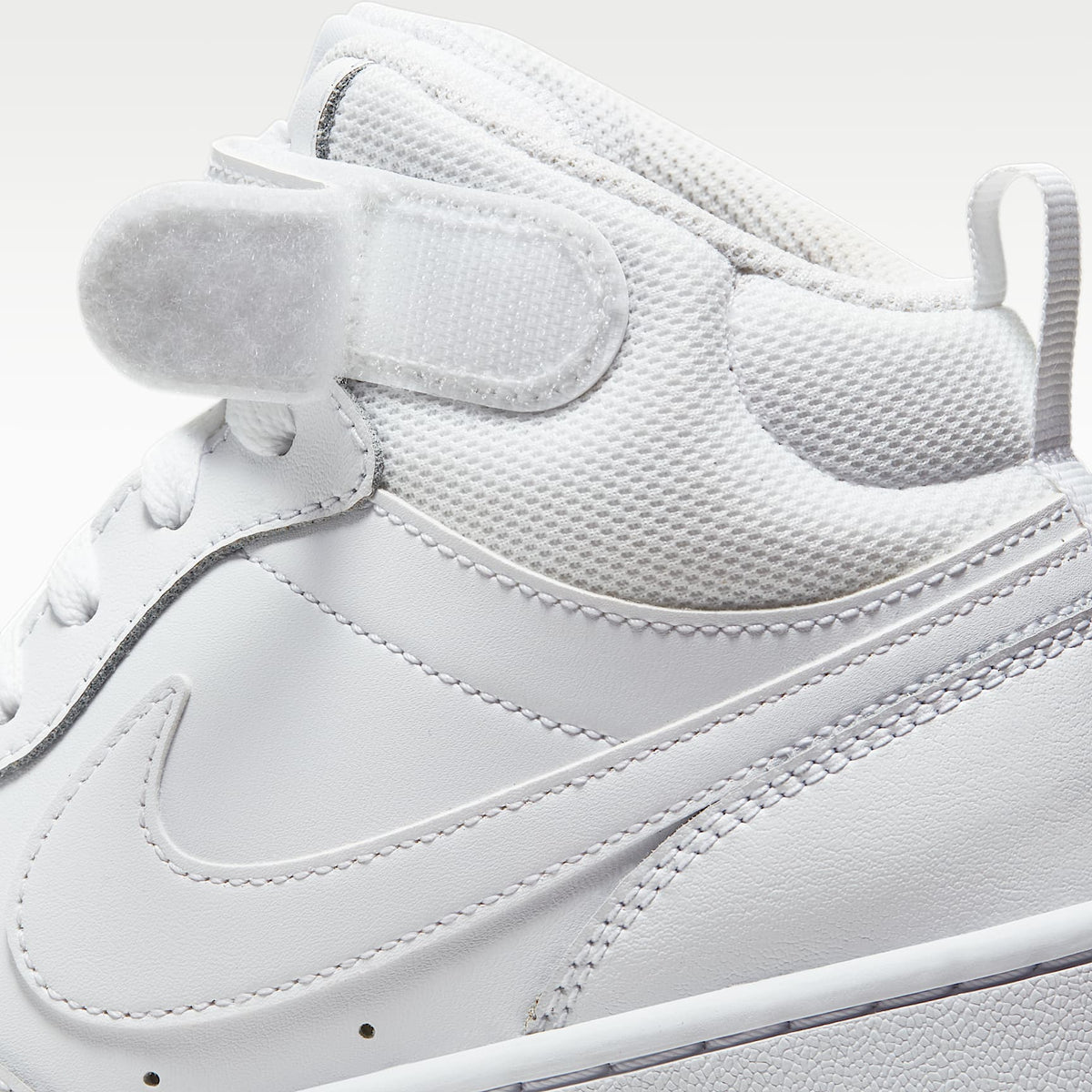 Nike Court Borough Mid 2 – Blanco/Blanco/Blanco – vista 7