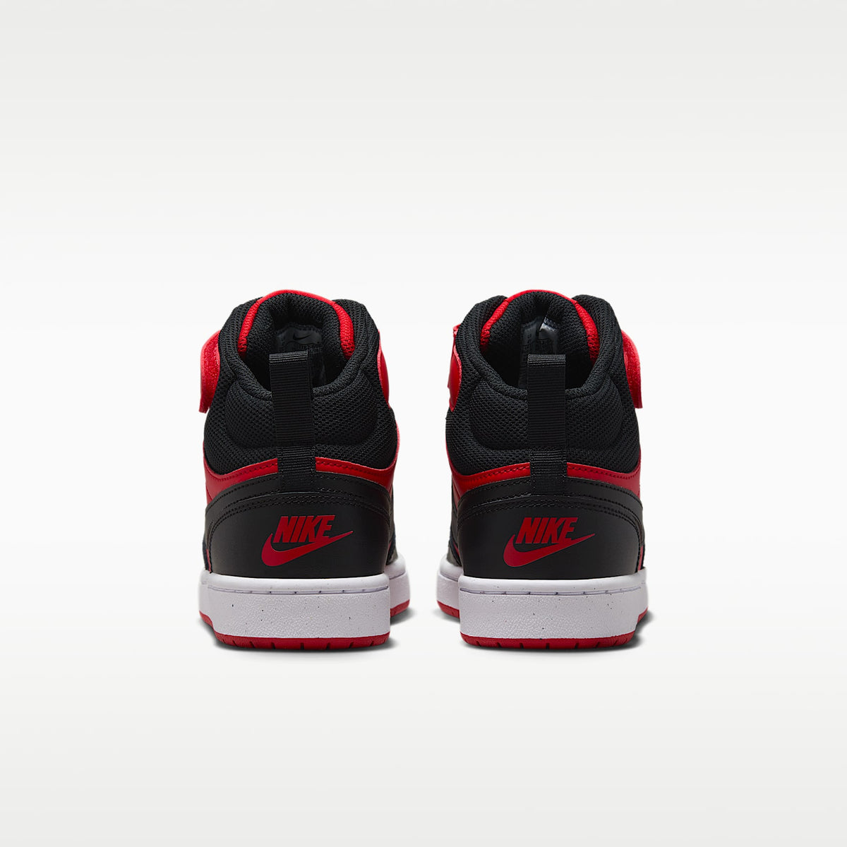 Nike Court Borough Mid 2 – Rojo universitario/Blanco/Negro – vista 6