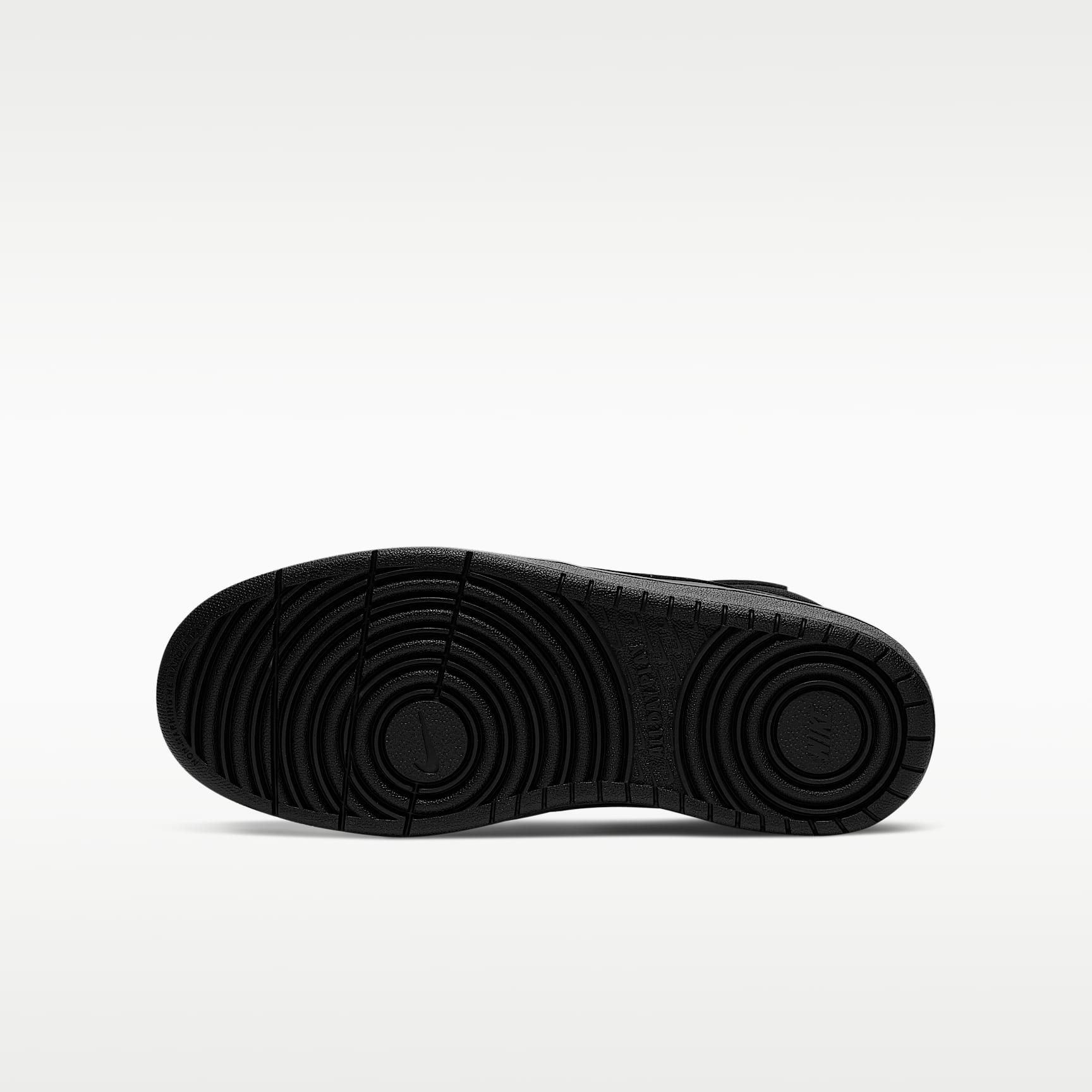 Nike Court Borough Mid 2 – Negro/Negro/Negro – vista 2