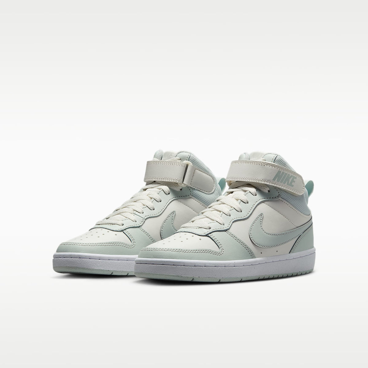 Nike Court Borough Mid 2 – Vela/Blanco/Plata claro – vista 5
