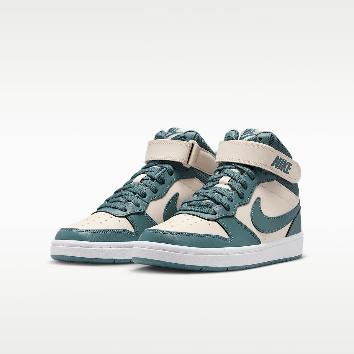 Nike Court Borough Mid 2 – Tiza/Pizarra mineral/Blanco/Pizarra mineral – vista 5
