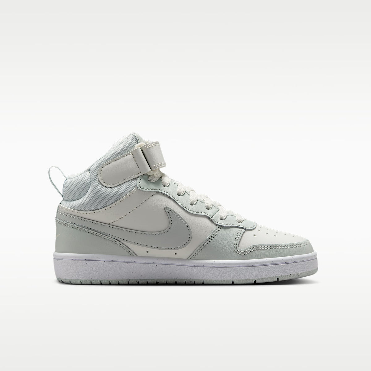 Nike Court Borough Mid 2 – Vela/Blanco/Plata claro – vista 3