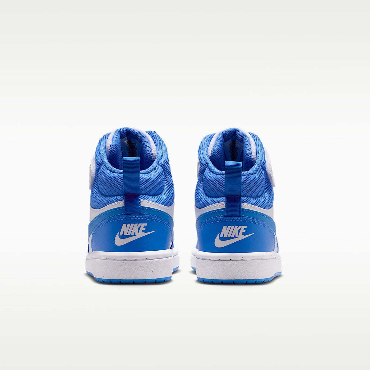 Nike Court Borough Mid 2 – Blanco/Azul cristal/Blanco/Azul cristal – vista 6