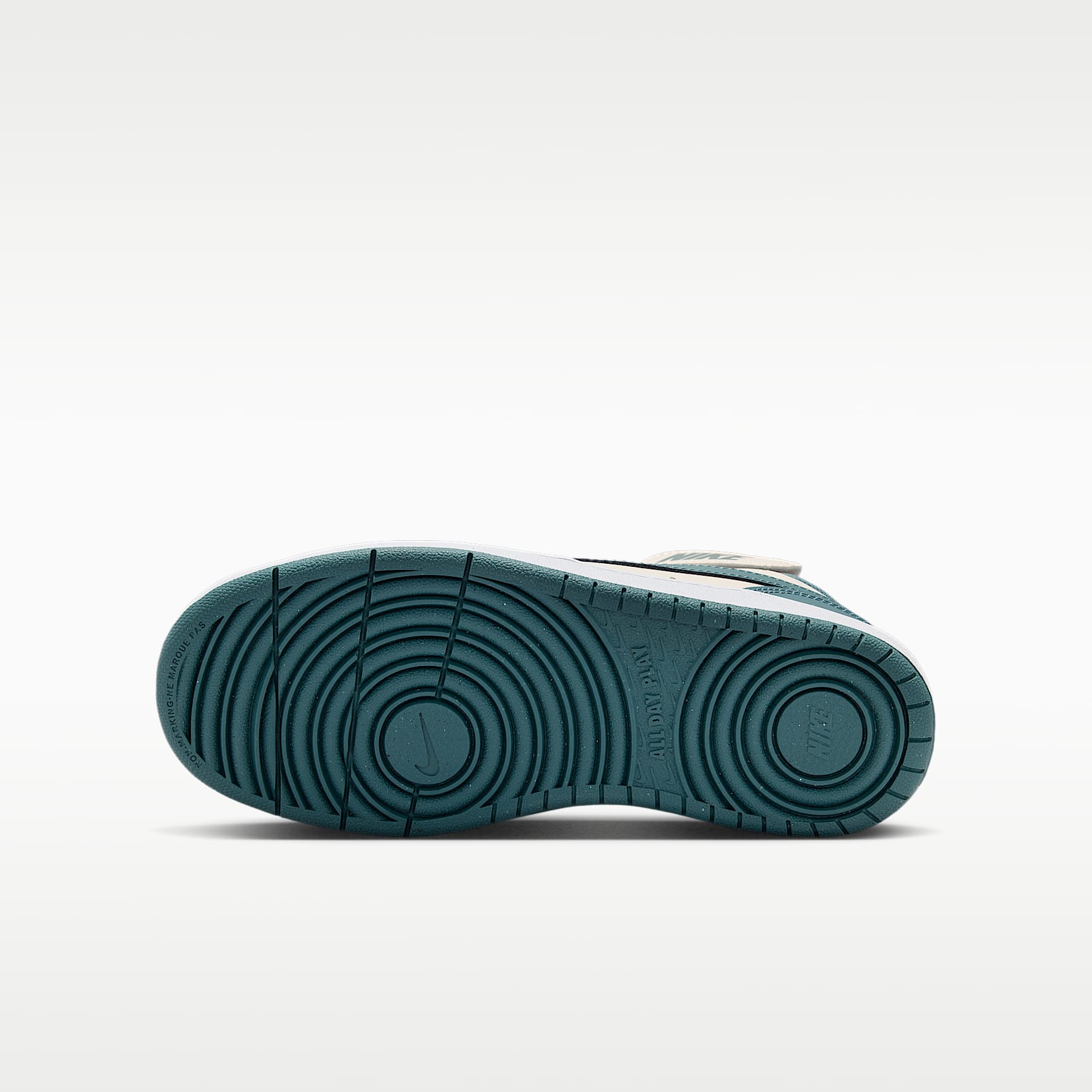 Nike Court Borough Mid 2 – Tiza/Pizarra mineral/Blanco/Pizarra mineral – vista 2