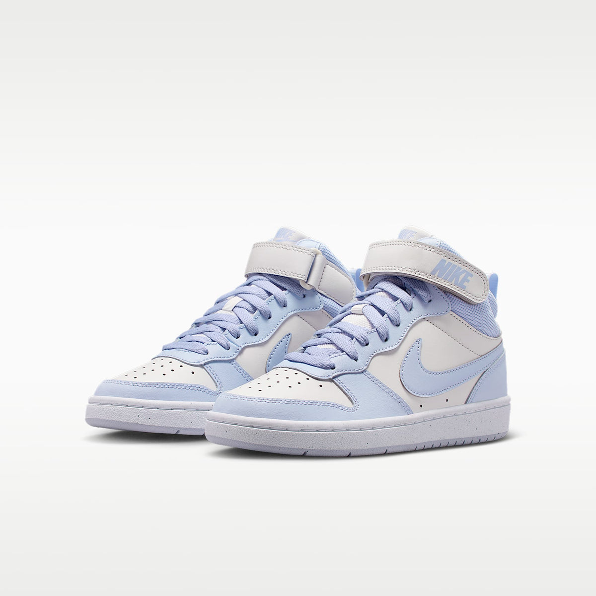 Nike Court Borough Mid 2 – Tinte platino/Blanco/Fantasma – vista 5