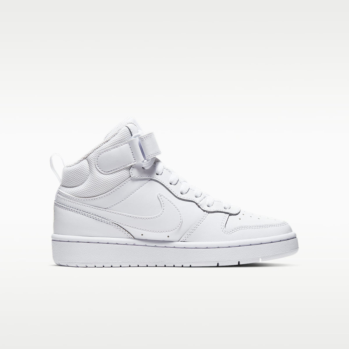 Nike Court Borough Mid 2 – Blanco/Blanco/Blanco – vista 3