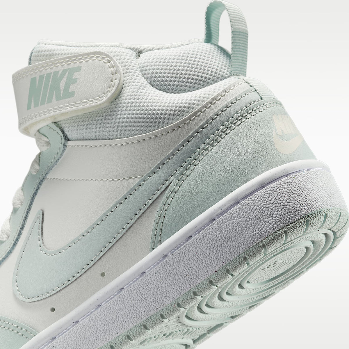 Nike Court Borough Mid 2 – Vela/Blanco/Plata claro – vista 8