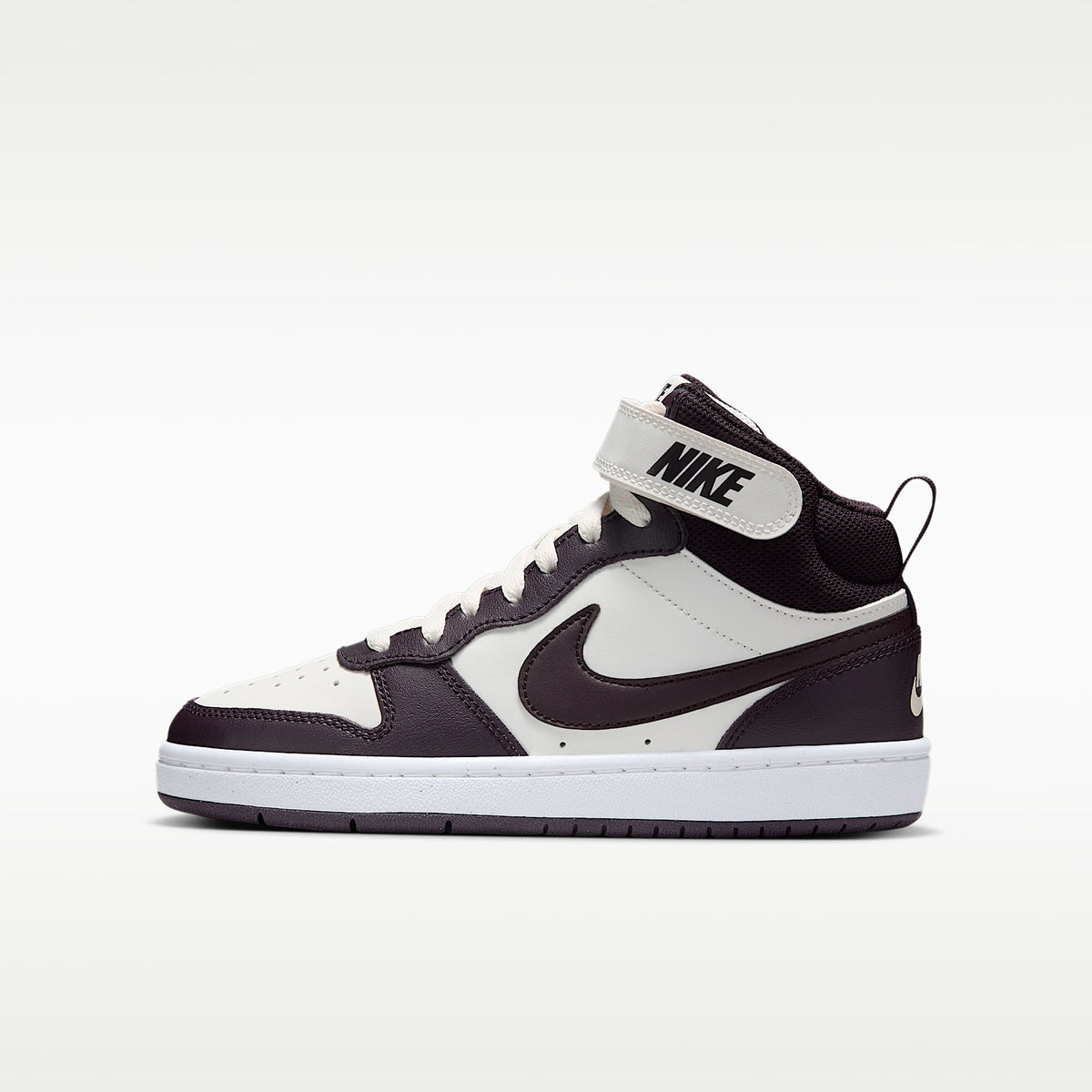 Nike Court Borough Mid 2 – Vela/Blanco/Burdeos ceniza – vista 1