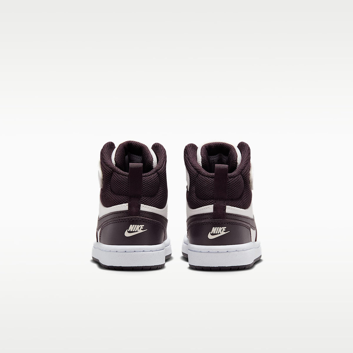 Nike Court Borough Mid 2 – Vela/Blanco/Burdeos ceniza – vista 6