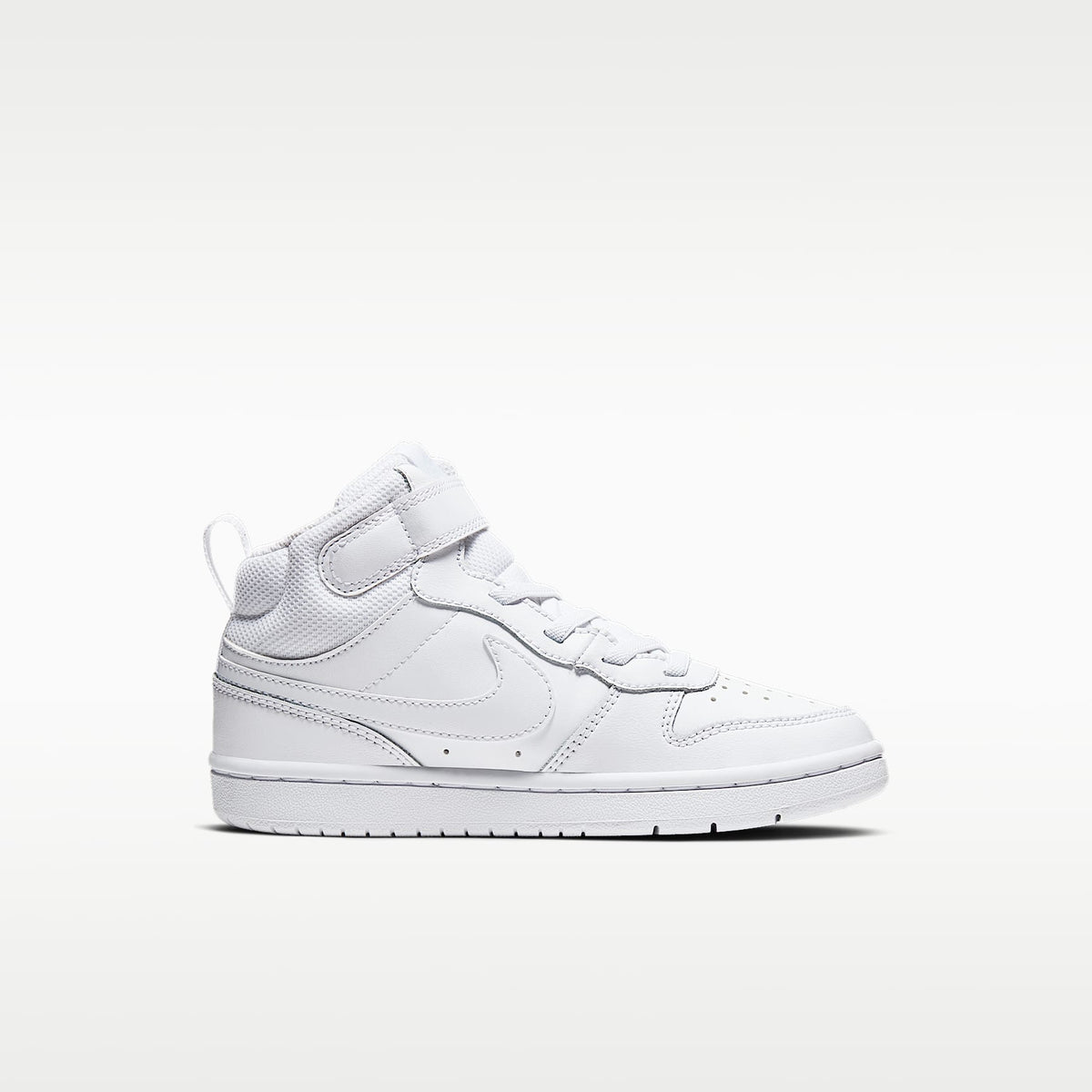 Nike Court Borough Mid 2 – Blanco/Blanco/Blanco – vista 3