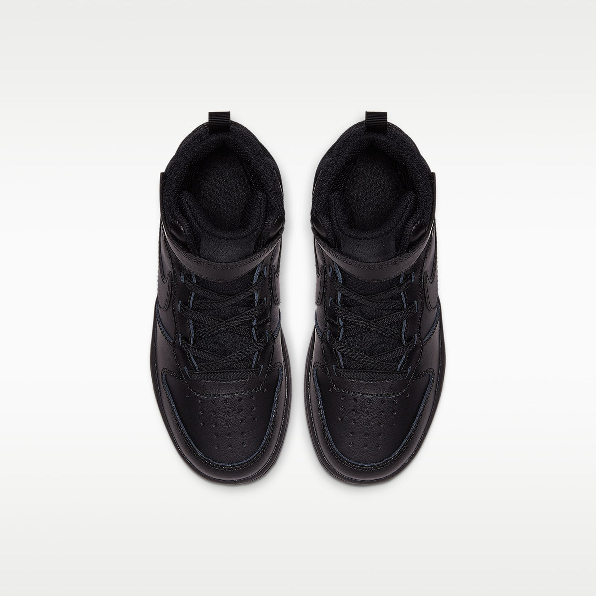 Nike Court Borough Mid 2 – Negro/Negro/Negro – vista 4