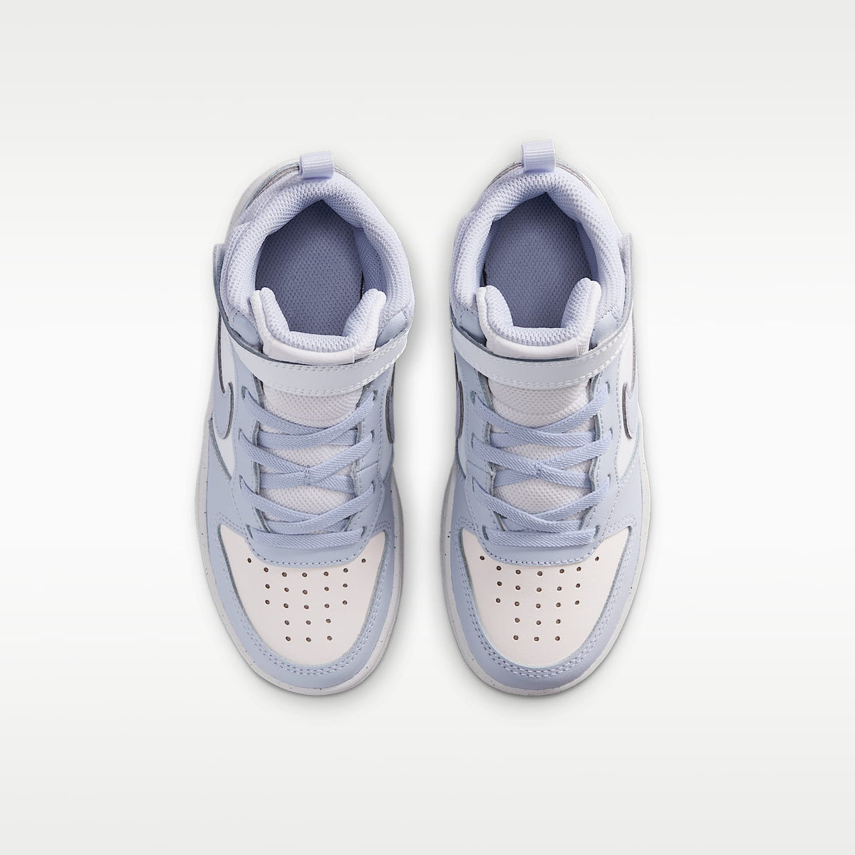 Nike Court Borough Mid 2 – Tinte platino/Blanco/Fantasma – vista 4