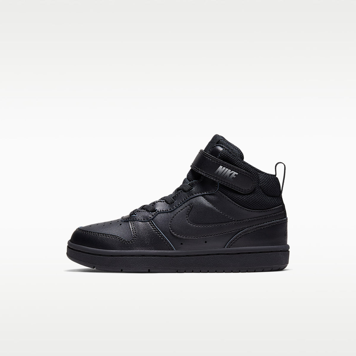 Nike Court Borough Mid 2 – Negro/Negro/Negro – vista 1