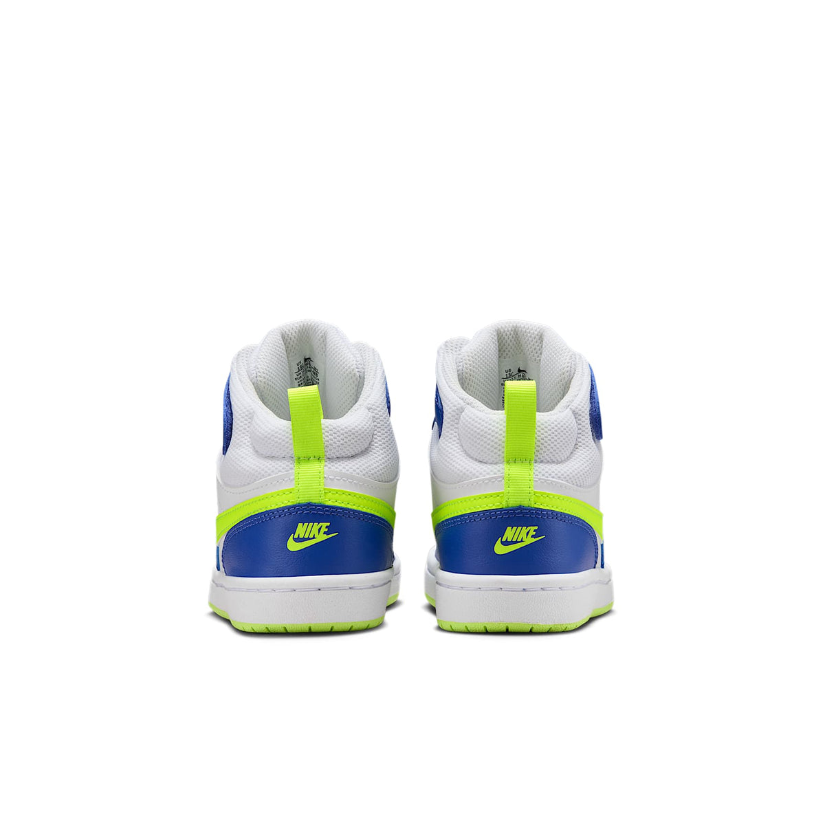 Nike Court Borough Mid 2 – Azul astronómico/Blanco/Volt – vista 6
