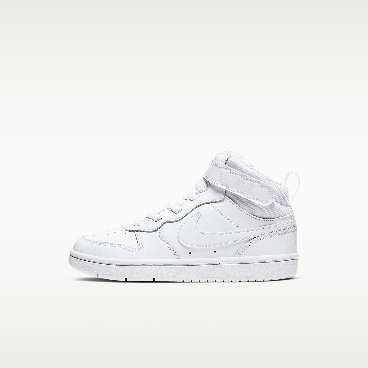 Nike Court Borough Mid 2 – Blanco/Blanco/Blanco – vista 1