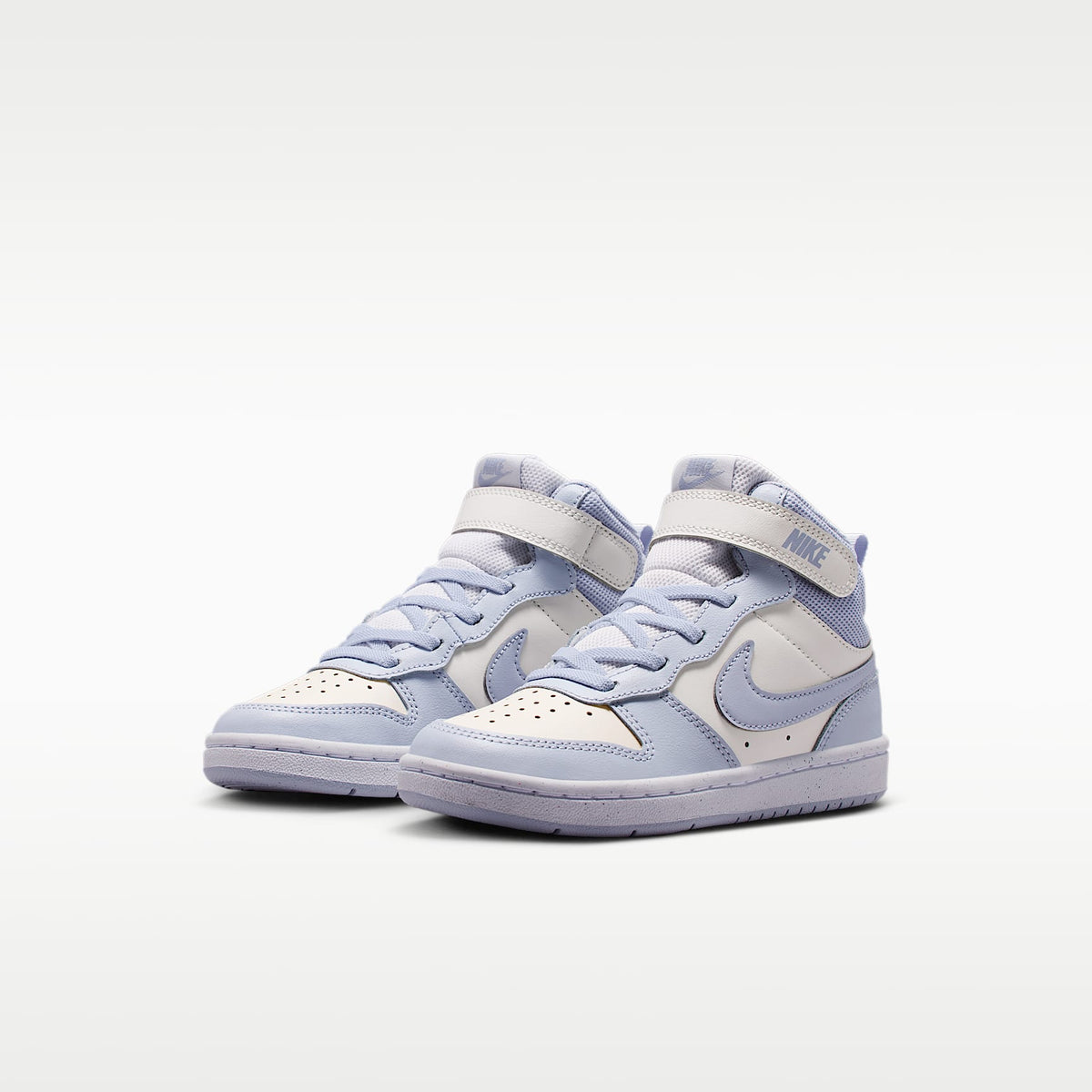 Nike Court Borough Mid 2 – Tinte platino/Blanco/Fantasma – vista 5