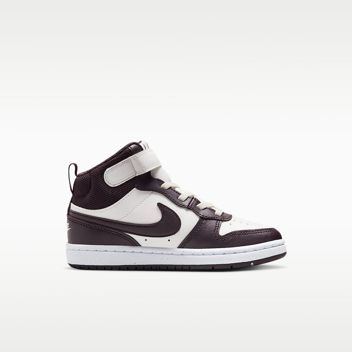 Nike Court Borough Mid 2 – Vela/Blanco/Burdeos ceniza – vista 3